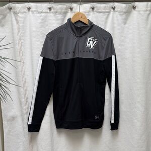 Under Armour Men's Black and Dark Gray Jacket GVSU Go Lakers Grand Valley State
